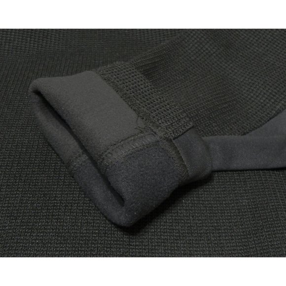 Spyder Mens Half Zip Fleece Lined Knit Sweater / Pullover • Black • Sz M • NWT - Picture 8 of 12